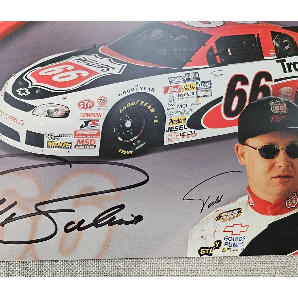 NASCAR Todd Bodine Hero Card 1999 Phillips Racing No 66 Chevy Monte Carlo 8x10